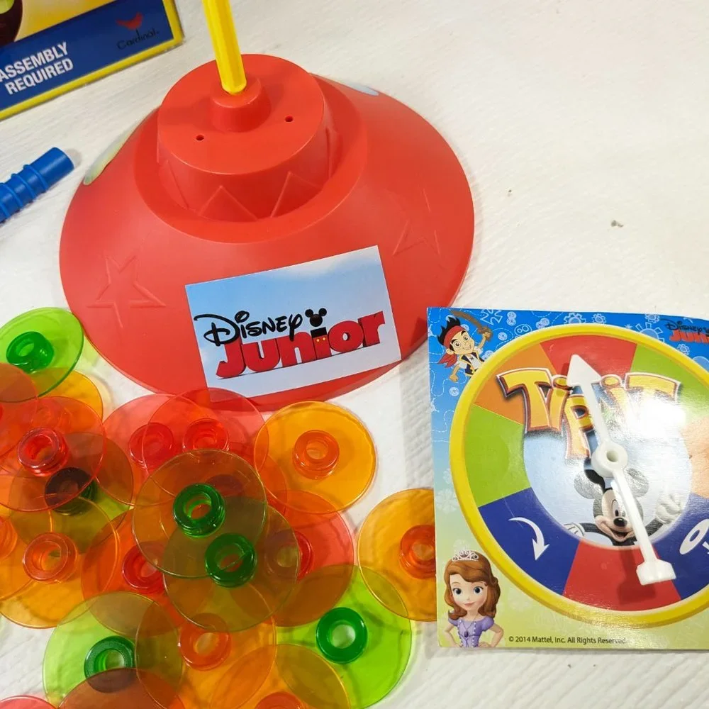 Disney Junior Tip It Balancing Game Mickey Mouse Doc McStuffins JR 2014 Cardinal